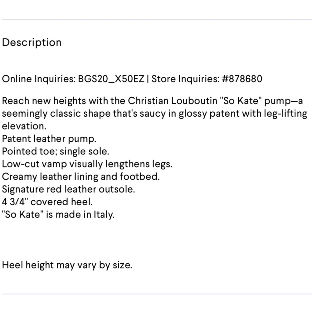 100% Authentic NWT Christian Louboutin So Kate - Picture 4 of 9